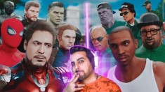 جی تی ای اما سی جی و بیگ اسموک با اونجرز درگیر شدن !! پایان داستان عجیب بود