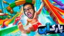آب نما حرفه ای زدم و دیزاین جدید  پارک آبی آپارات 7