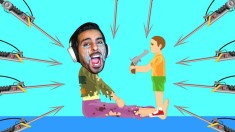 بچه فامیل بلاخره تسلیم شد  دیوونه خونه کامیکس Happy Wheels