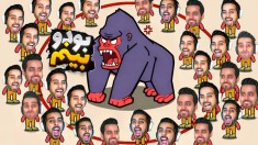 چند انسان می تونه گوریل رو بکشه  بریم دعوا