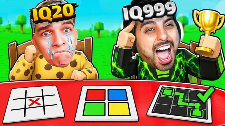 کی باهوش تره با امیر رادون  تست IQ روبلاکس roblox