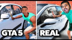 جی تی ای در مقابل زندگی واقعی !! هیچ وقت امتحان نکنید