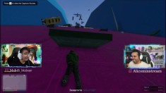 جی تی ای آنلاین مسابقه  کی زود تر میرسه / با کامیکس و بیزیکسر